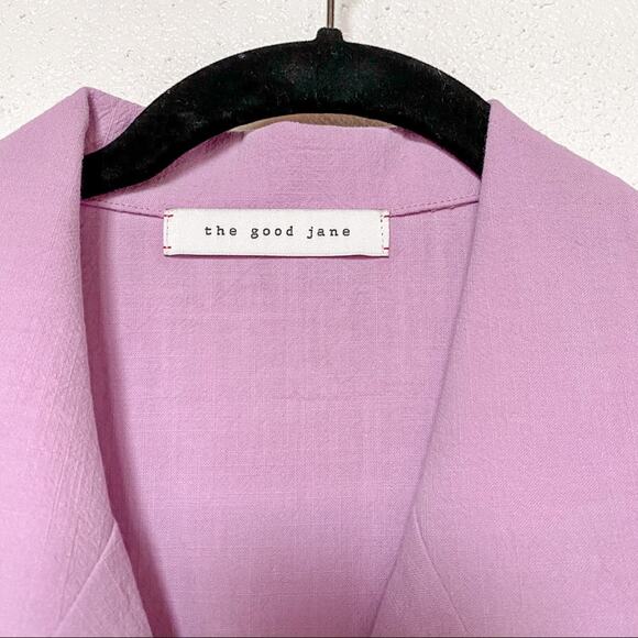 The Good Jane Lilac Field Belted Dress Sample Size Medium - Picture 4 of 10